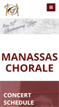 Mobile Screenshot of manassaschorale.org